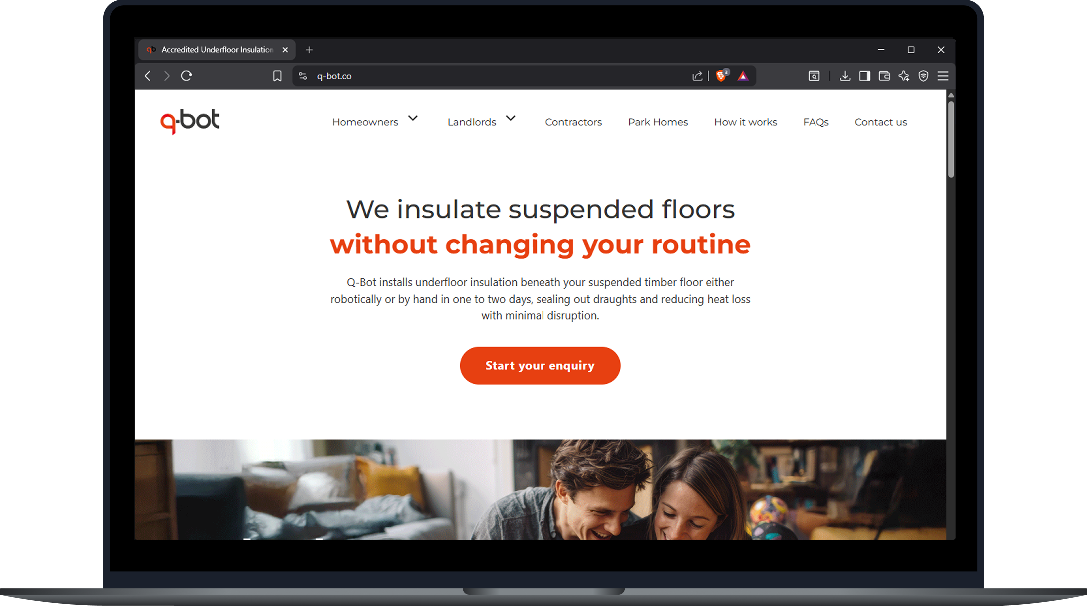 New homepage hero